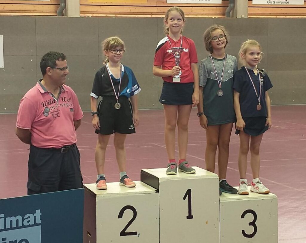 Chloé Decloux remporte le titre en U9 aux Internationaux jeunes de Charleville-Mezières